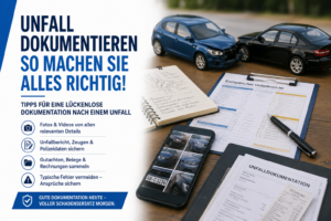 Dokumentation nach Unfall