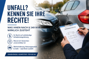 Kfz Gutachter nach Unfall beauftragen