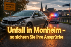 Unfall in Monheim – so sichern Sie Ihre Ansprüche